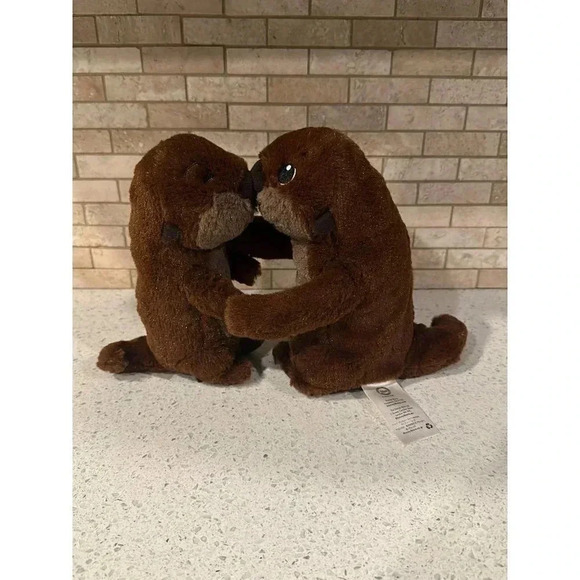 Disney Store Pixar Finding Dory Otters Interactive Feature 8" Plush Set b9 - Picture 1 of 10